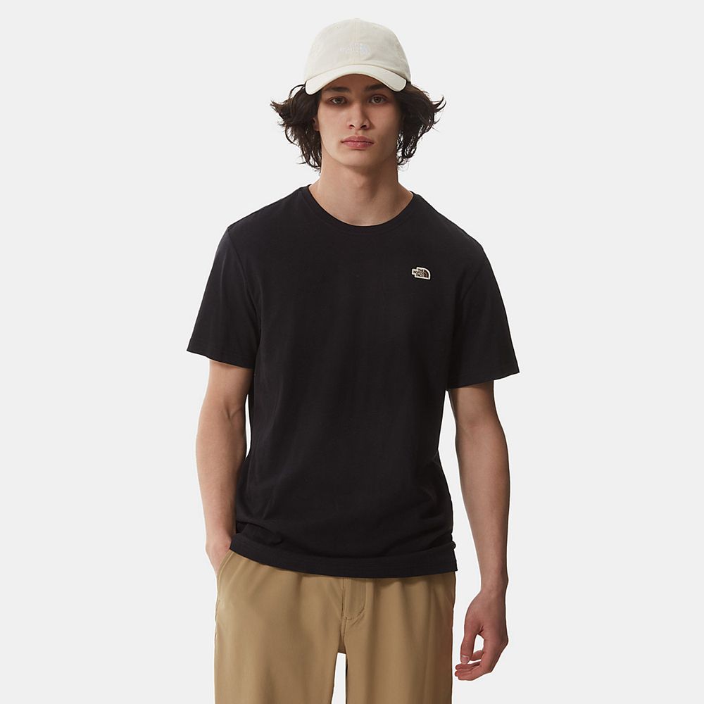 The North Face T-Shirts Mens Australia - The North Face Scrap Graphic Black (NYH-834957)